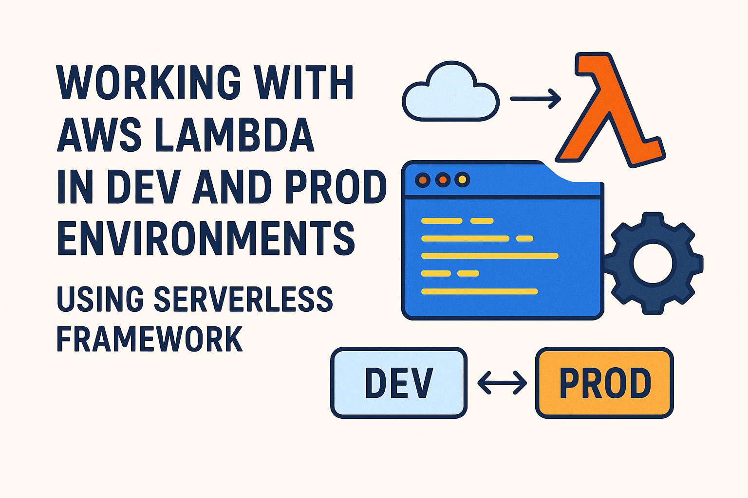 Working with AWS Lambda in Dev and Prod Environments using Serverless Framework